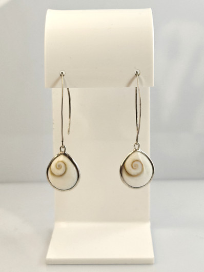 Vintage silver earrings quartz stones