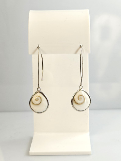 Vintage silver earrings quartz stones