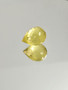 Citrine 14,1 ct, fancy cut, whole pear