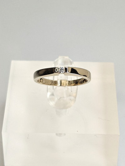 Vintage timantti kultasormus 