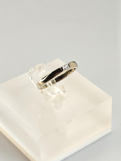 Vintage timantti kultasormus 