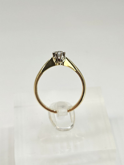 Vintage diamond gold ring  