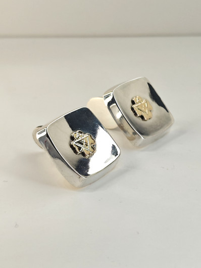 Vintage silver cufflinks 