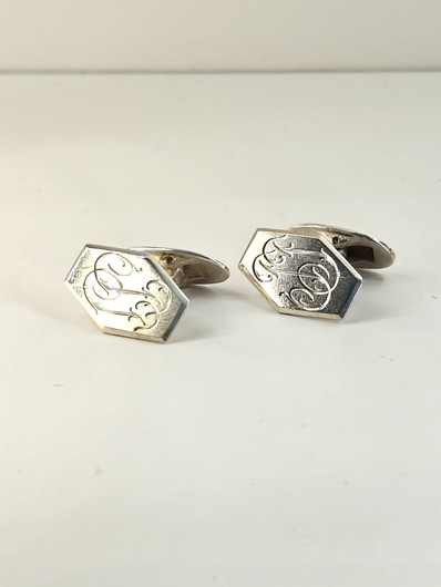 Vintage silver cufflinks 