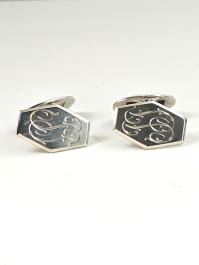 Vintage silver cufflinks 