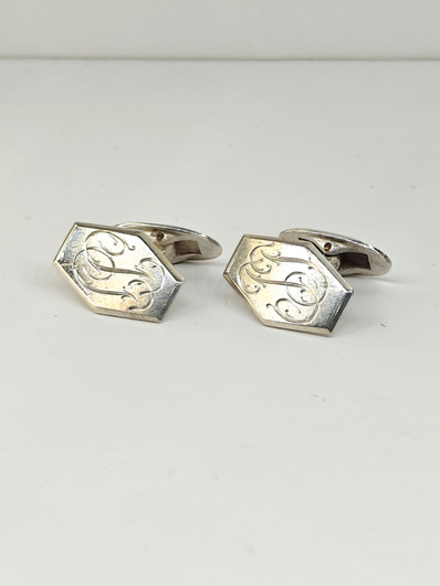 Vintage silver cufflinks 