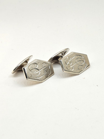 Vintage silver cufflinks 