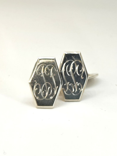 Vintage silver cufflinks 