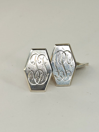 Vintage silver cufflinks 