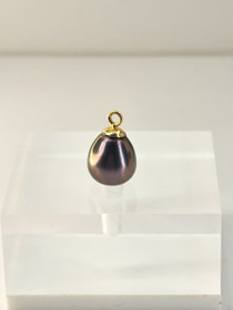 Vintage tahitin helmi pisara riipus 