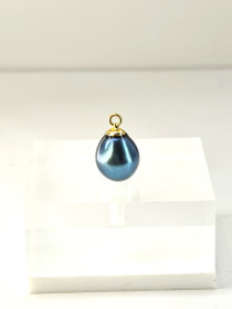 Vintage tahitin helmi pisara riipus 