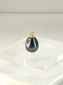 Vintage tahitin helmi pisara riipus 