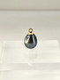 Vintage tahitian pearl drop pendant 