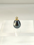 Vintage tahitian pearl drop pendant 