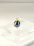 Vintage tahitian pearl drop pendant 