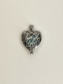 individual opening pendant with decorative stone