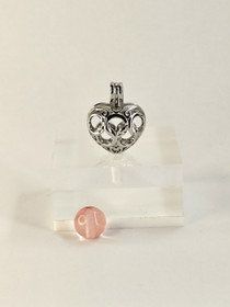 individual opening pendant with decorative stone