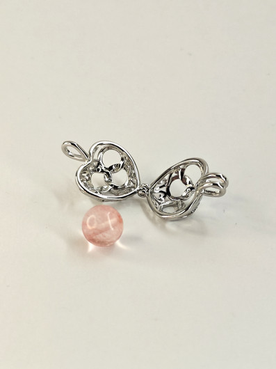 yksilöllinen avautuva riipus koriste kivellä 