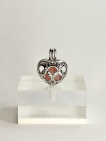 individual opening pendant with decorative stone
