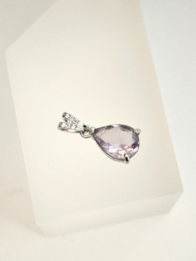 yksilöllinen hopeariipus aidolla Ametistillä