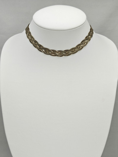 Vintage hopeinen ketju