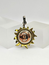 Vintage hopeinen riipus