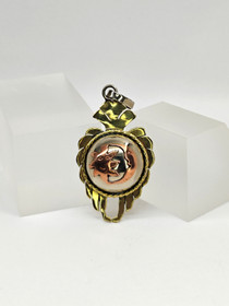 Vintage hopeinen riipus