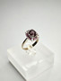 Vintage Ruby 18ct  gold ring with diamonds and rubies 