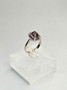 Vintage Ruby 18ct  gold ring with diamonds and rubies 