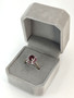 Vintage Ruby 18ct  gold ring with diamonds and rubies 