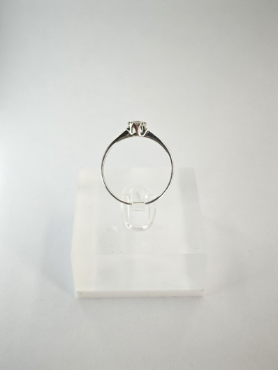 Vintage white gold diamond ring 