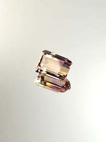 Ametrine multicolor 7.1 ct, emerald