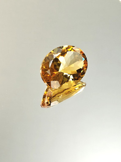 Citrine 19 ct, oval