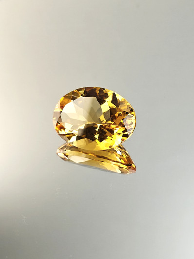 Citrine 19 ct, oval