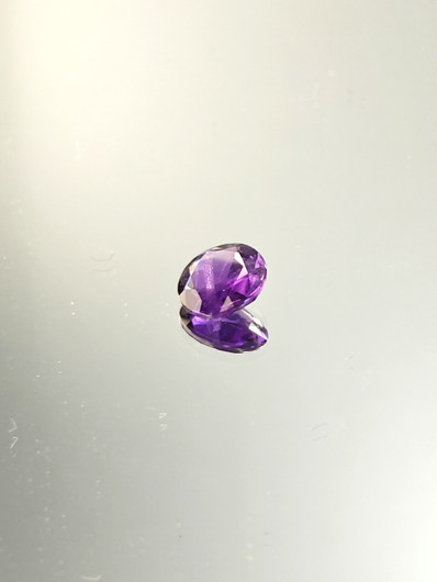 Ametisti 1,1 ct, pyöreä