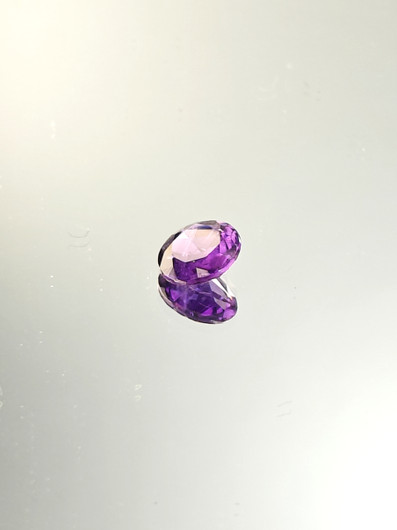 Ametisti 1,1 ct, pyöreä