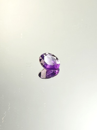 Ametisti 1,1 ct, pyöreä
