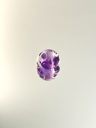 Ametisti 3,1 ct, pyöreä