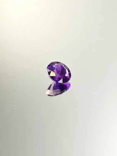 Ametisti 2,1 ct, pyöreä