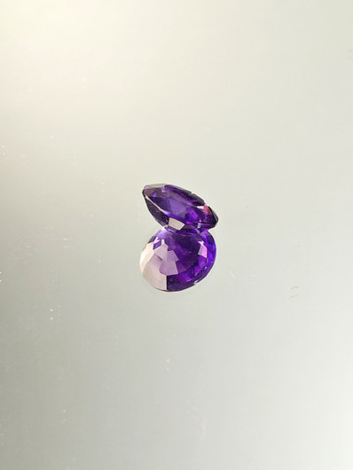 Ametisti 2,1 ct, pyöreä