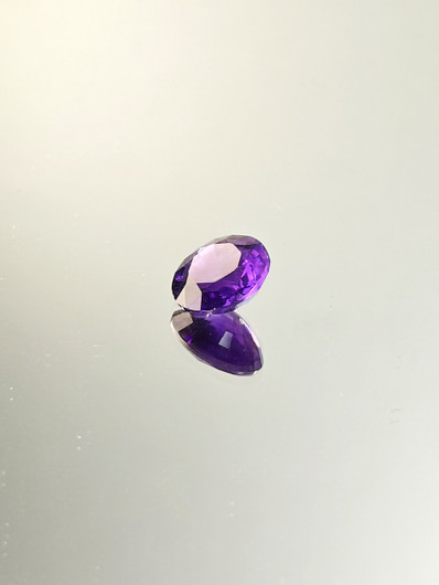 Ametisti 2,1 ct, pyöreä