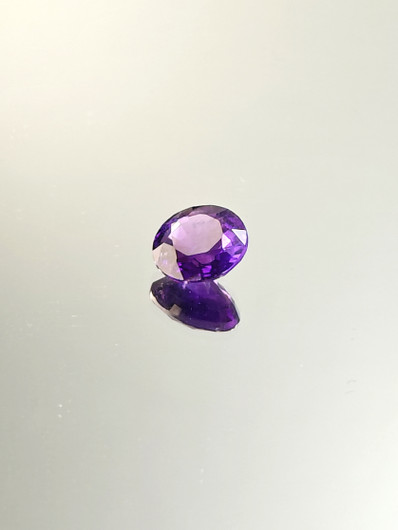 Ametisti 2,1 ct, pyöreä