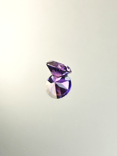 Ametisti 2,3 ct, pyöreä