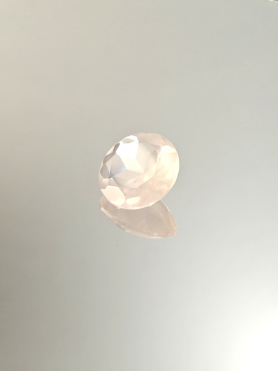 Ruusu Kvartsi 7,1 ct, pyöreä
