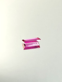 Rubiini (synt.) 2,3 ct suorakaide
