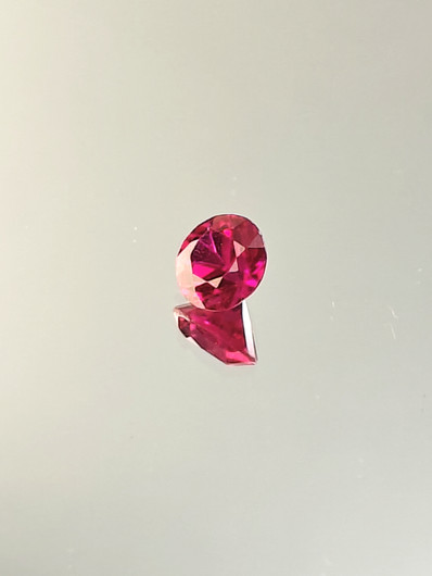Rubiini (synt.) 1,3 ct pyöreä