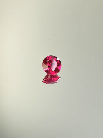 Rubiini (synt.) 1,3 ct pyöreä