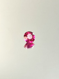 Rubiini (synt.) 1,4 ct pyöreä