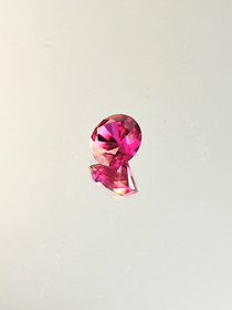 Rubiini (synt.) 1,1 ct pyöreä