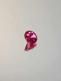 Rubiini (synt.) 0,9 ct pyöreä